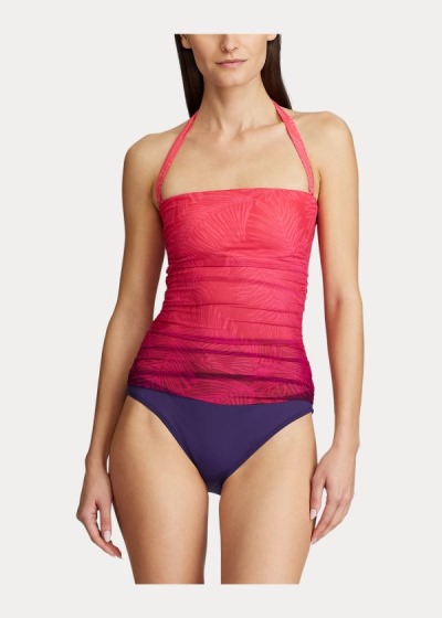 One-Piece Ralph Lauren Mujer Rosas - Ombré Bandeau - VSIQG4613